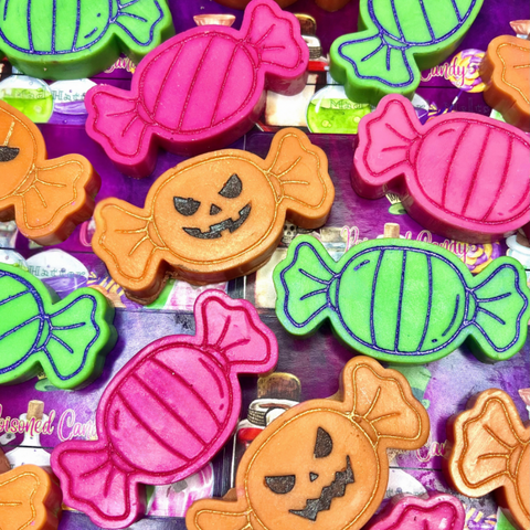 Positioned Candy Wax Melts