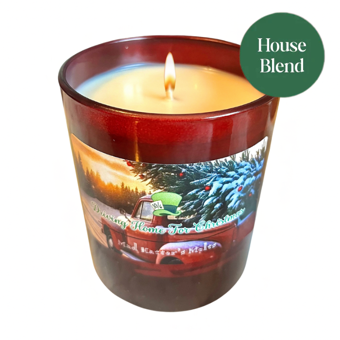 Driving Home For Christmas Candle