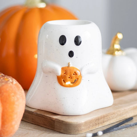 Ghost Pumpkin Wax Burner