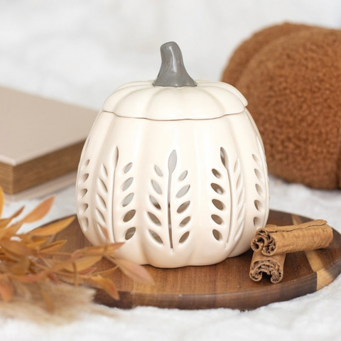 | PRE ORDER 4TH AUG | Ivory Pumpkin Wax Burner