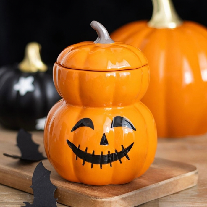 Stacked Pumpkin Wax Burner
