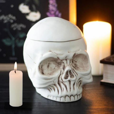 Scary Skull Wax Burner