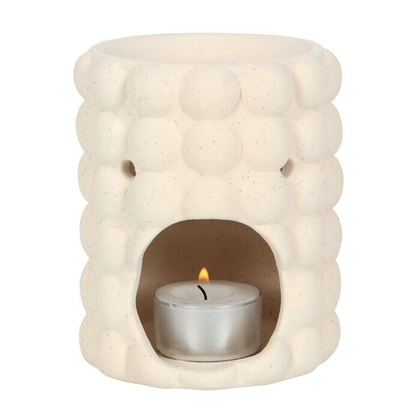 Cream Speckle Bubble Wax Burner